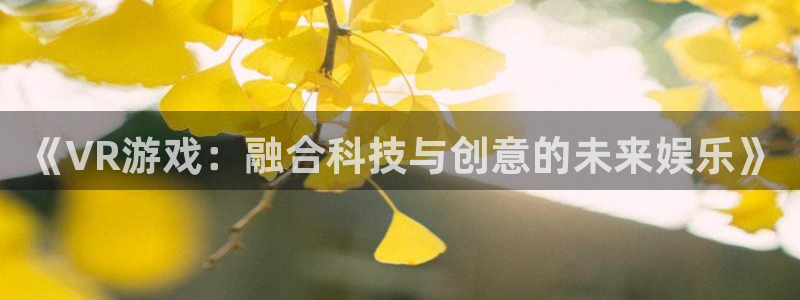 沐鸣2登录测速：《VR游戏：融合科技与创意的未来娱乐》